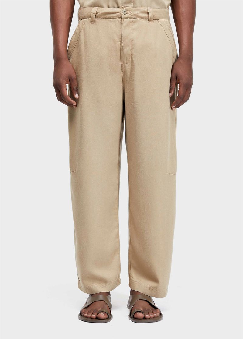 CALCA MASC COTTON LINEN