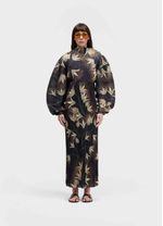 VESTIDO RAGLAN DUO PLISSE FLORAL