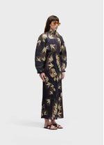 VESTIDO RAGLAN DUO PLISSE FLORAL