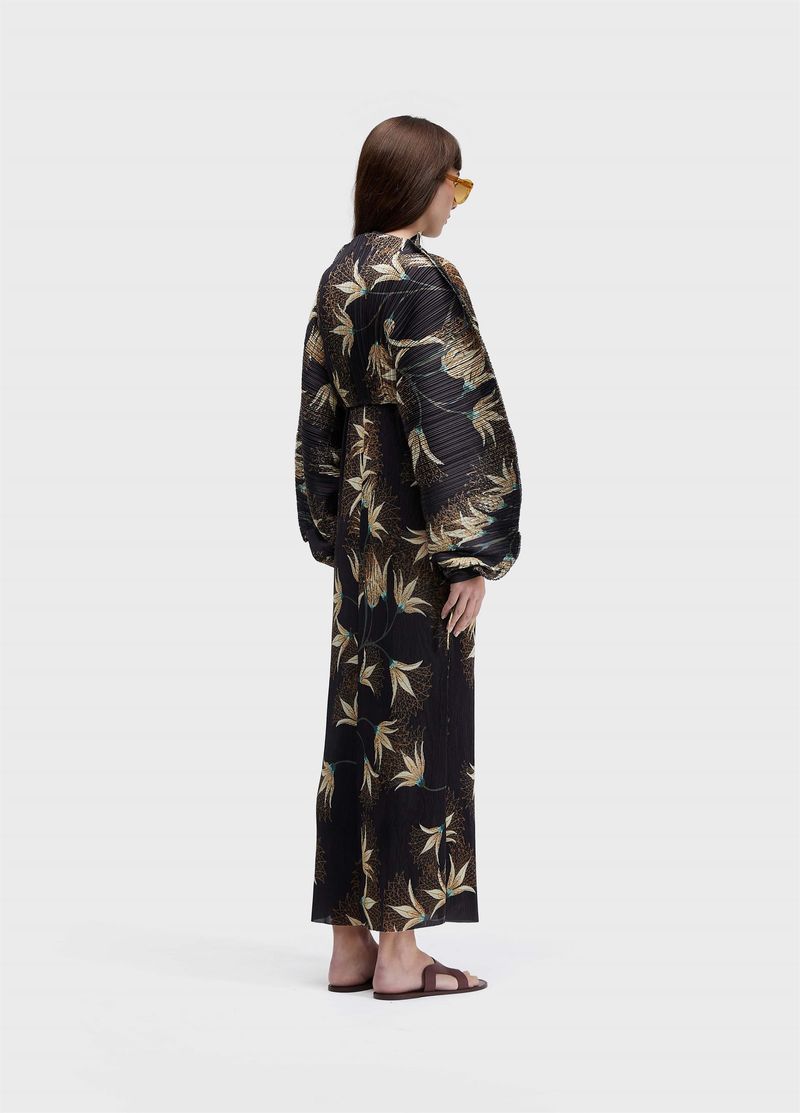 VESTIDO RAGLAN DUO PLISSE FLORAL