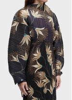 VESTIDO RAGLAN DUO PLISSE FLORAL