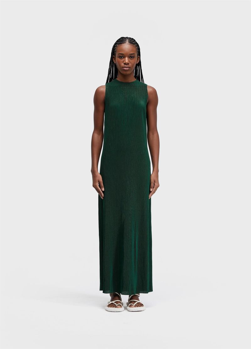 VESTIDO RAGLAN DUO LONGO PLISSE