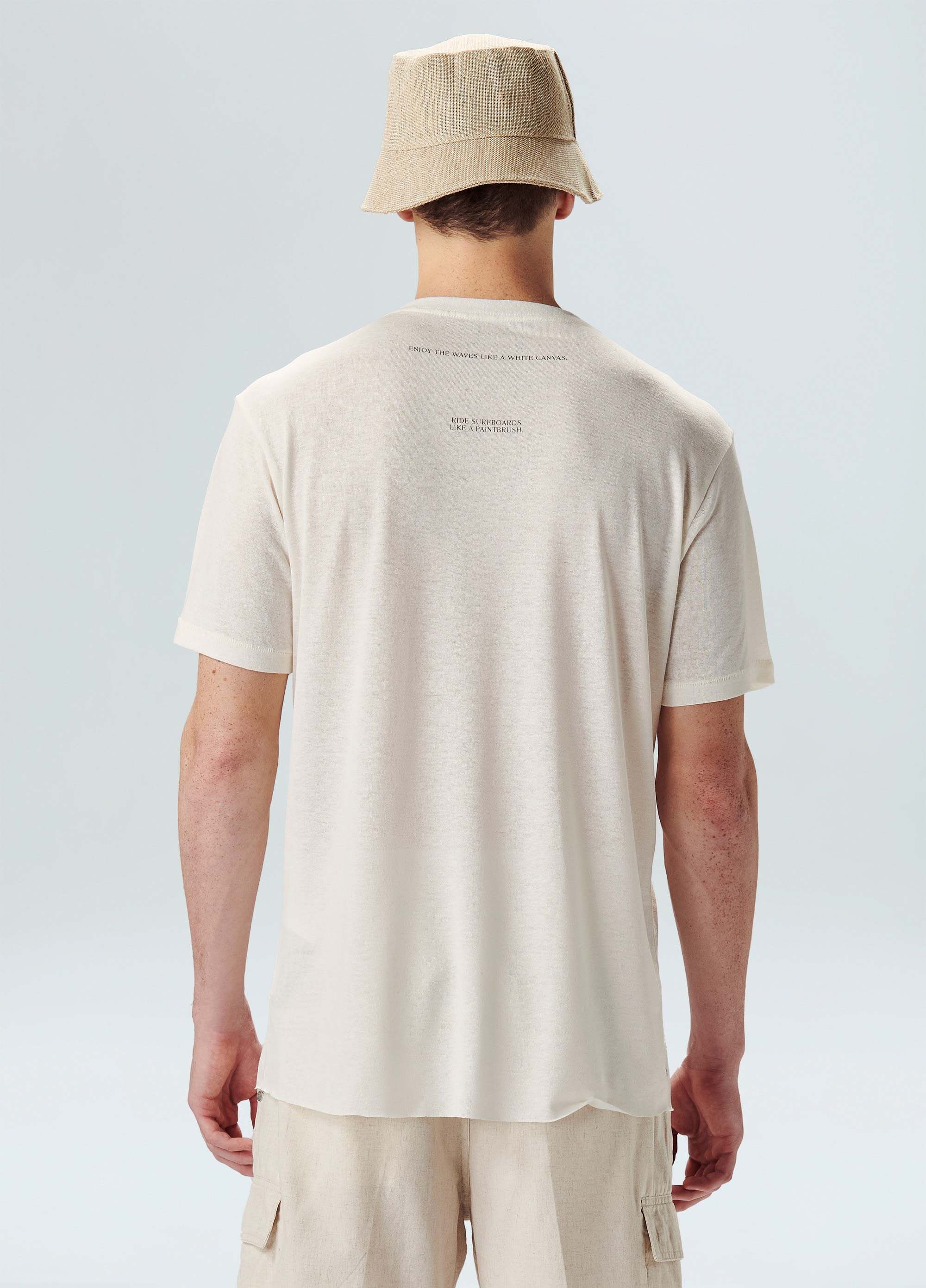 T-shirt light linen classic fin