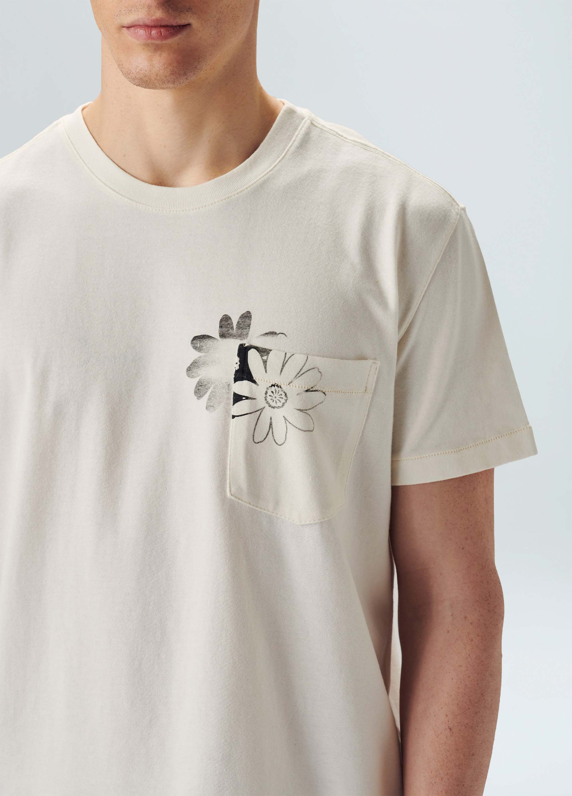 T-shirt double patchflower