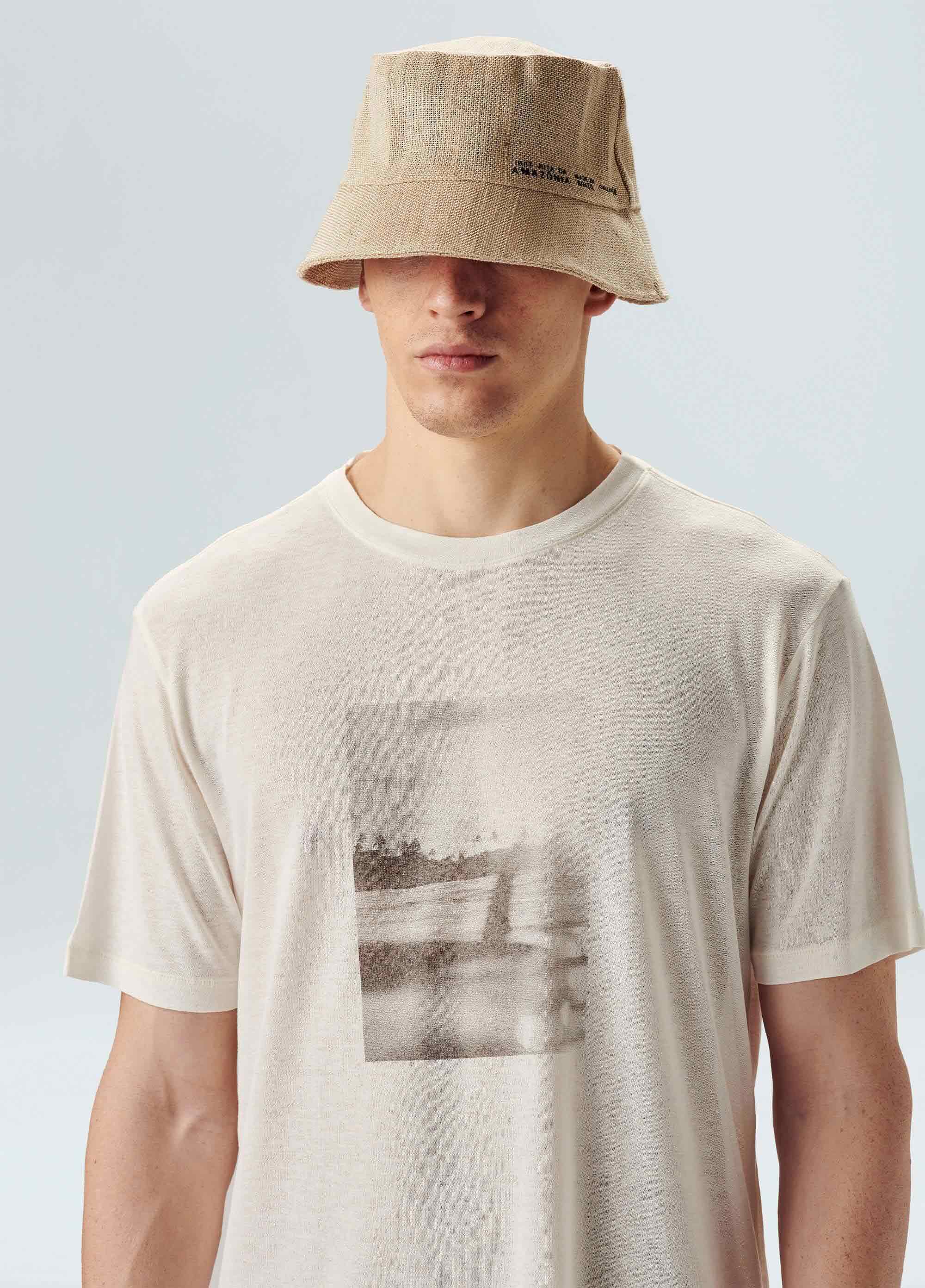 T-shirt light linen classic fin