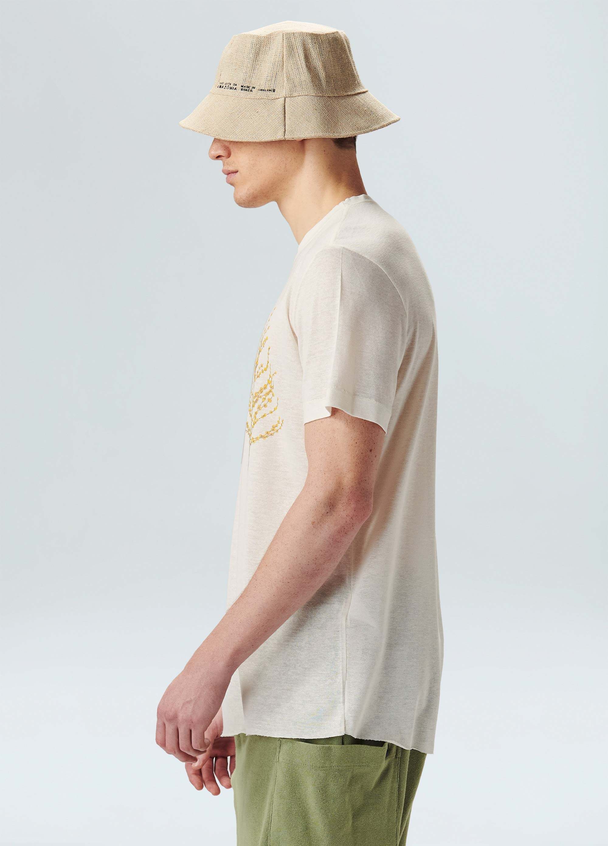 T-shirt light linen chamaedora