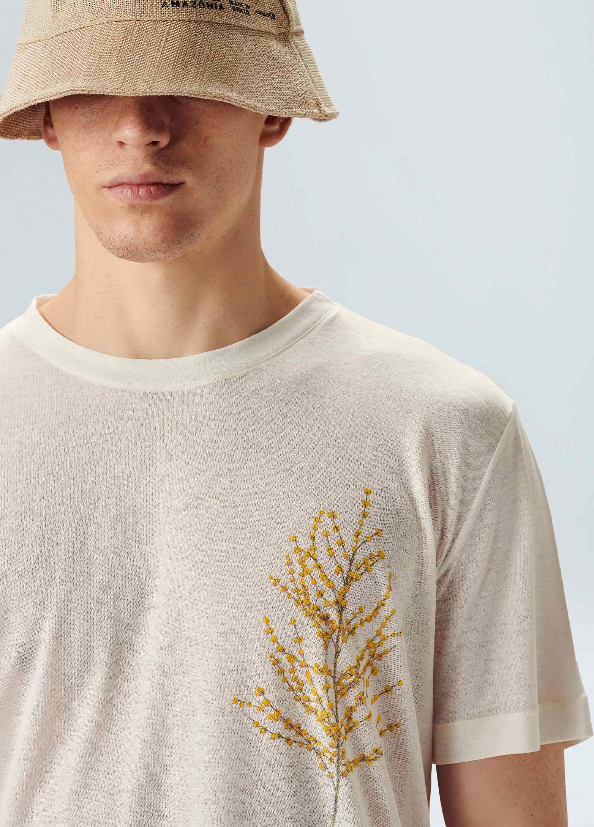 T-shirt light linen chamaedora