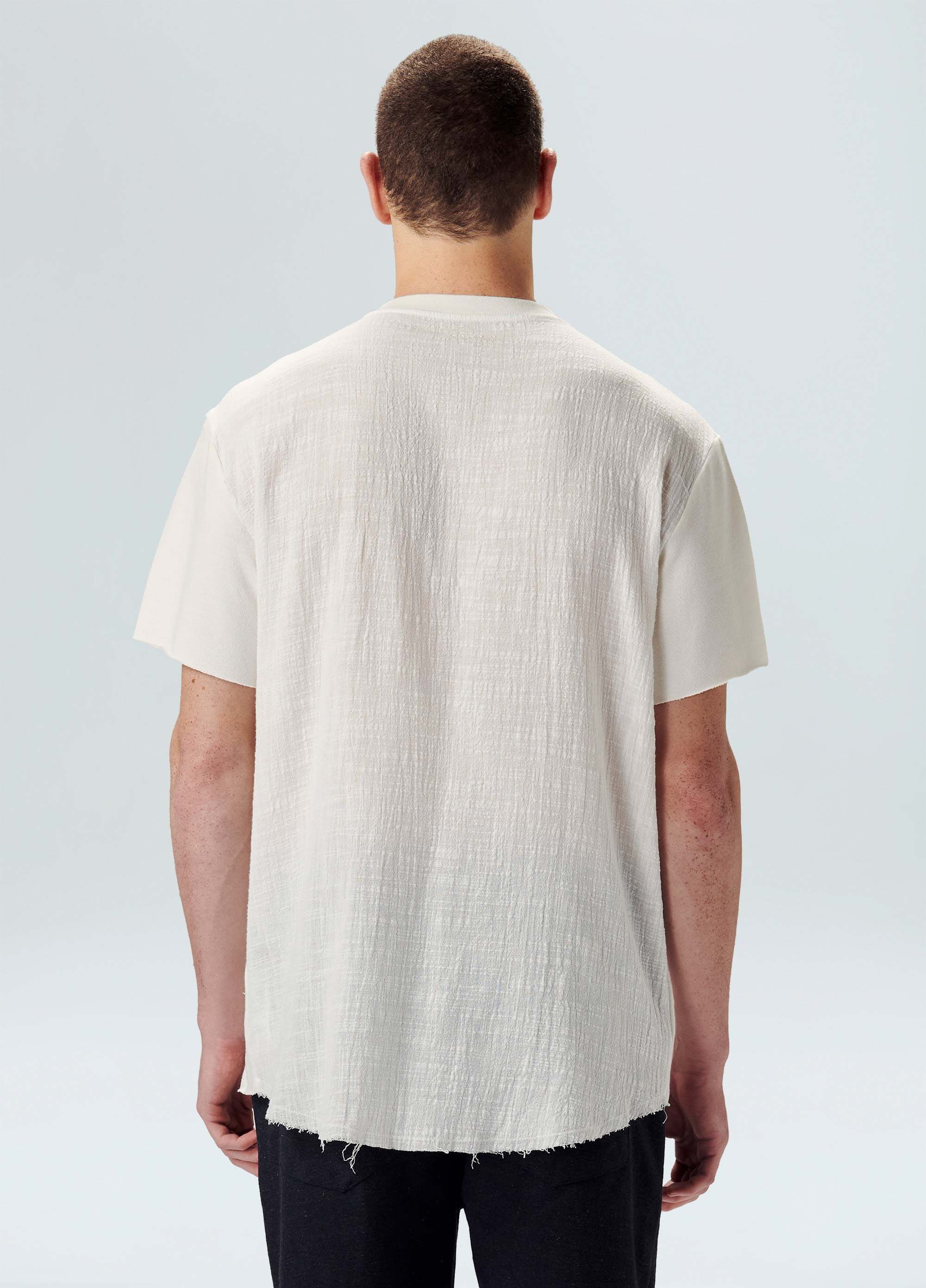 T-shirt pocket cotton rustic