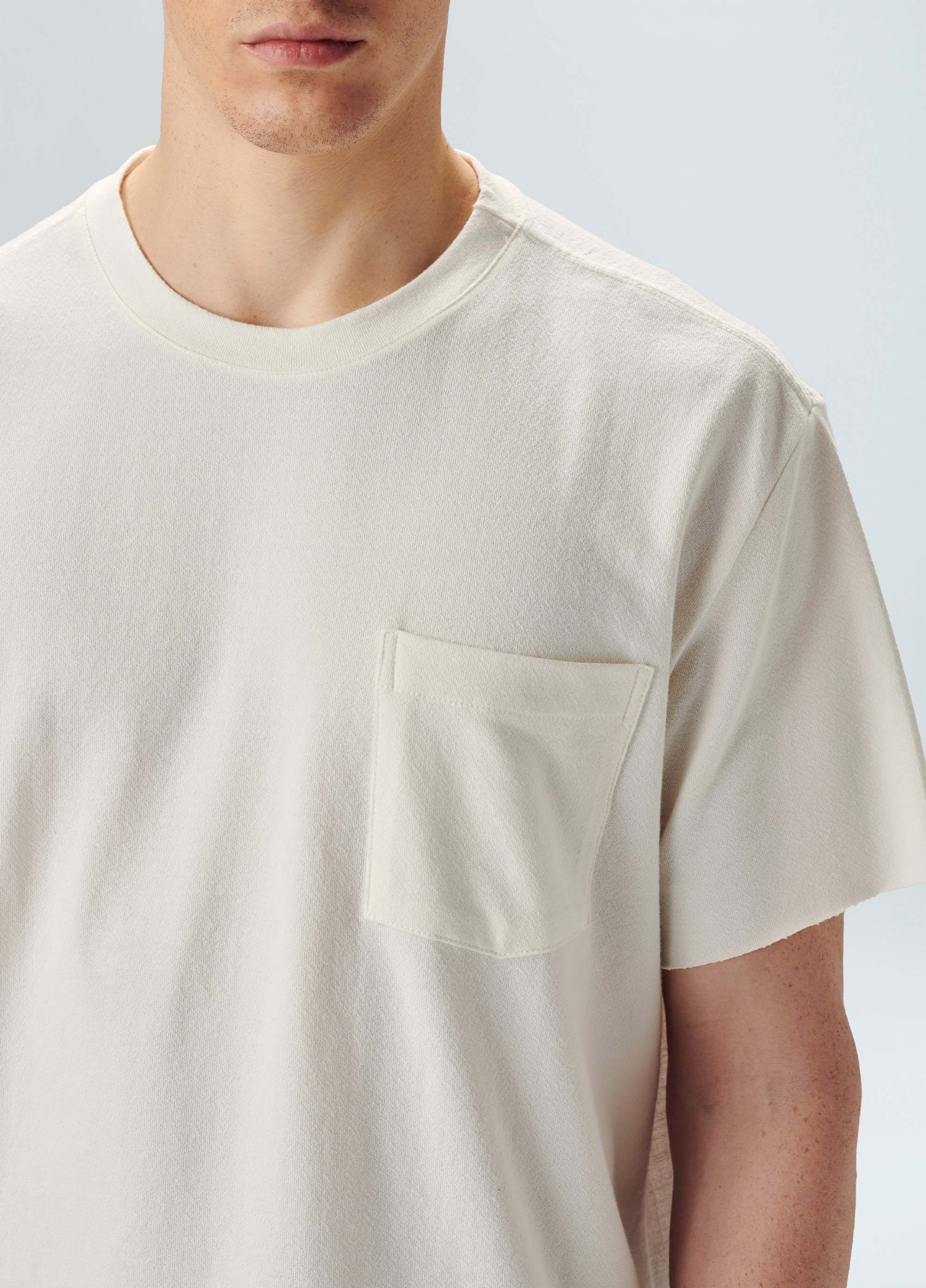T-shirt pocket cotton rustic