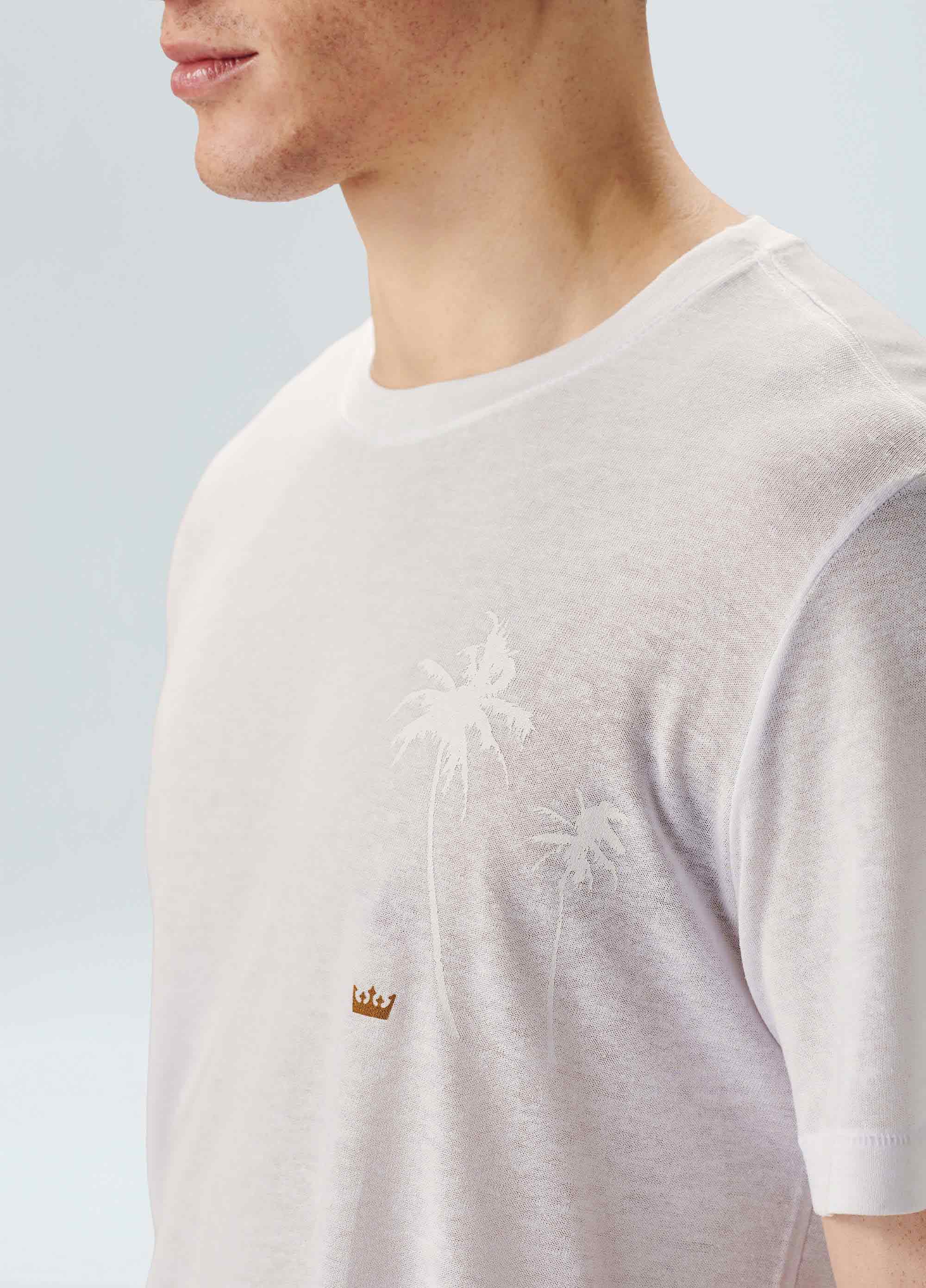 T-shirt light coqueiro white edition