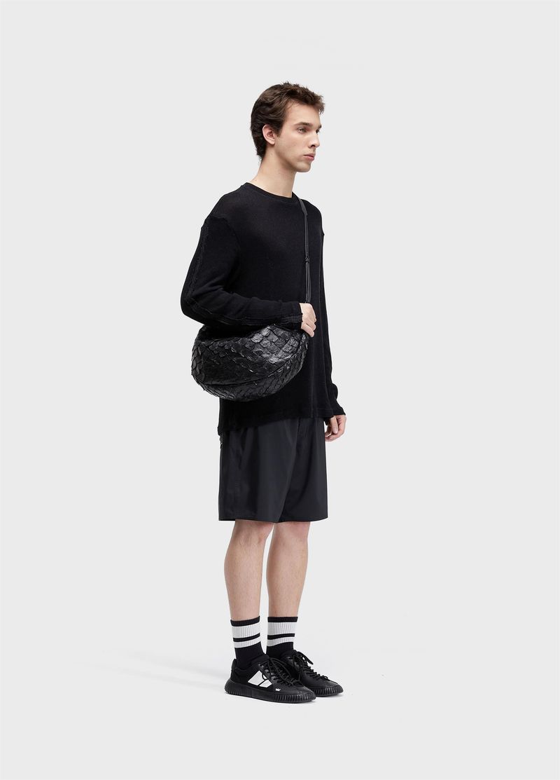 TSHIRT OVER KNIT TEXTURE SEAM ML
