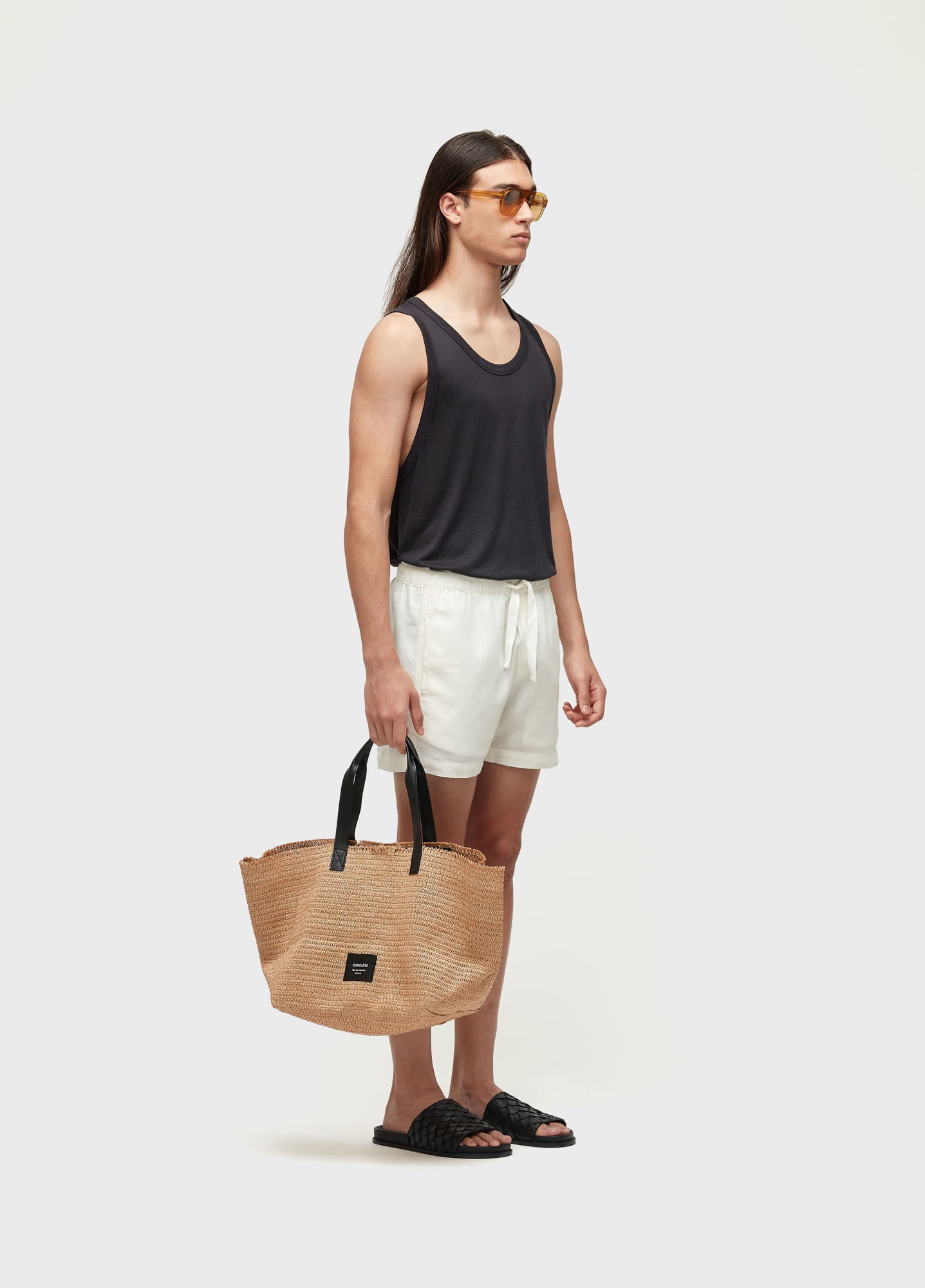 Short britt linen