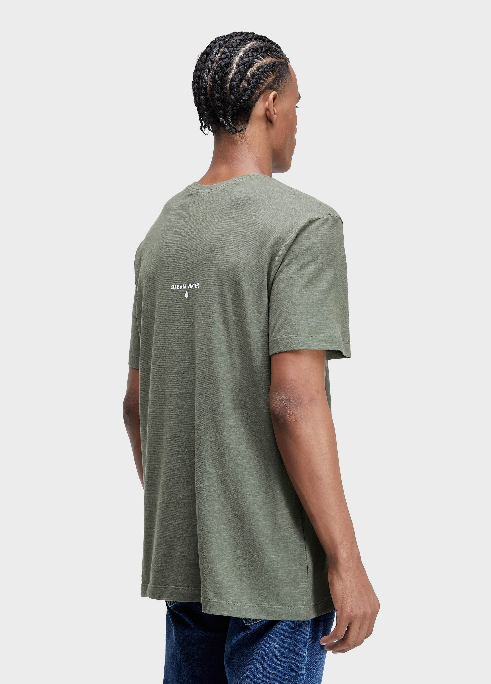T-shirt org rough org cotton shirt