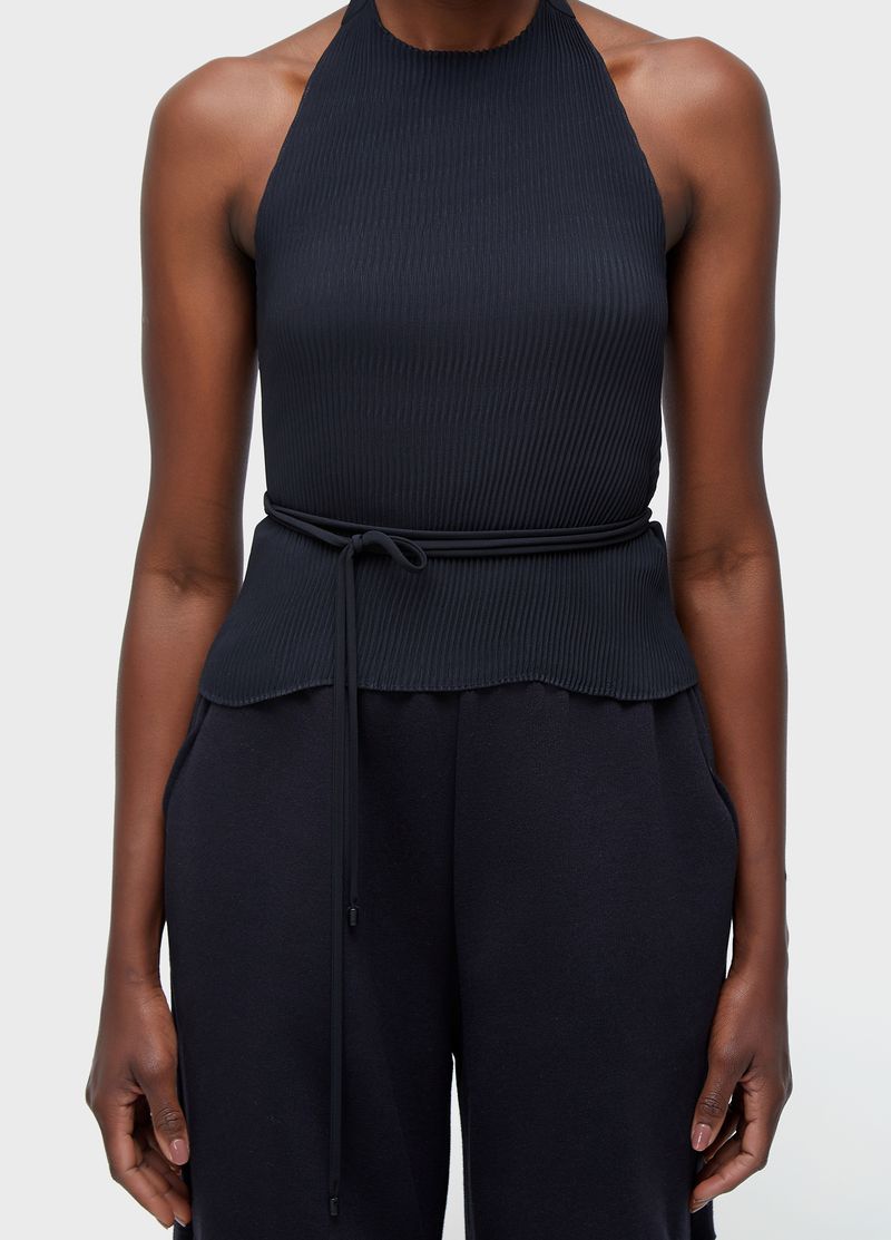 BLUSA FRENTE UNICA PLISSADA