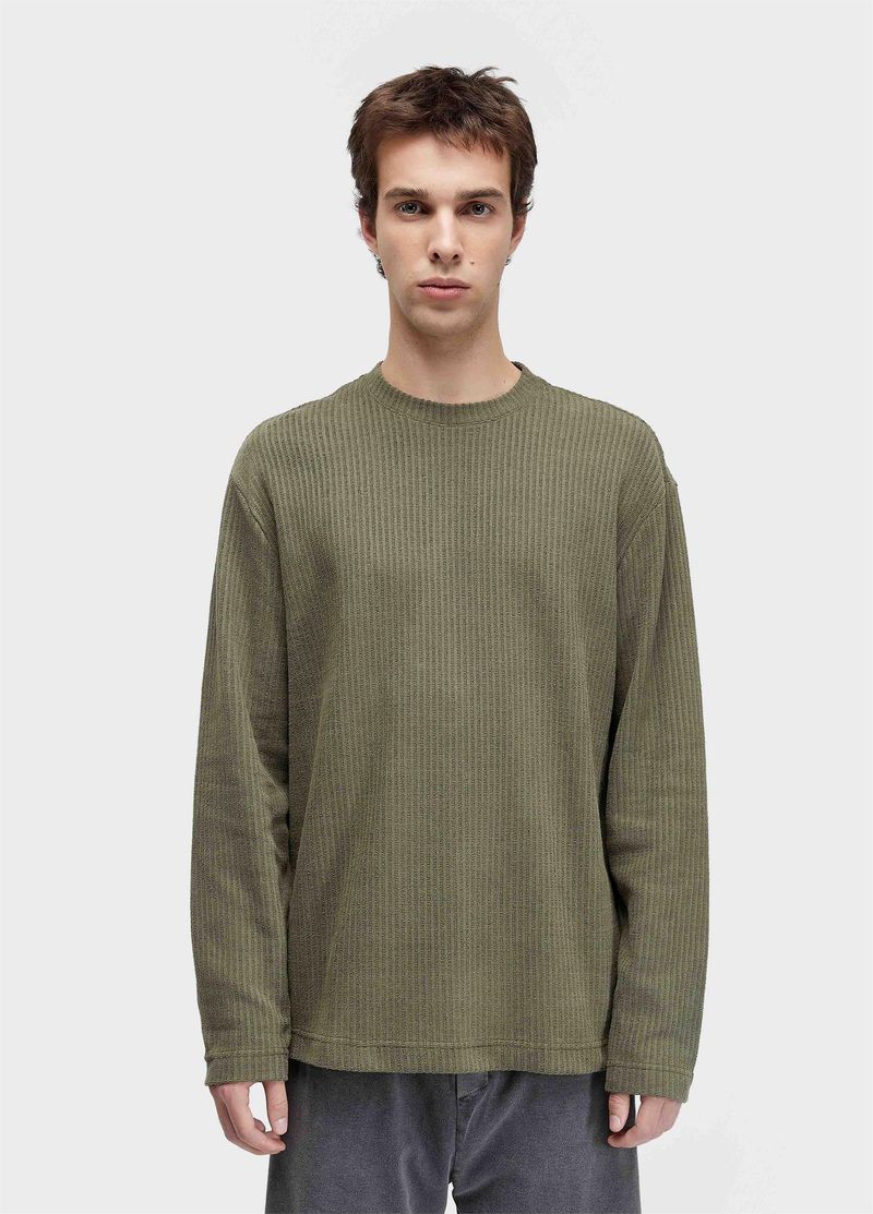 TSHIRT OVER RUSTIC CANELADO