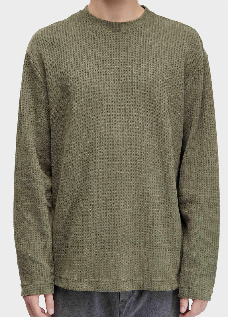 TSHIRT OVER RUSTIC CANELADO