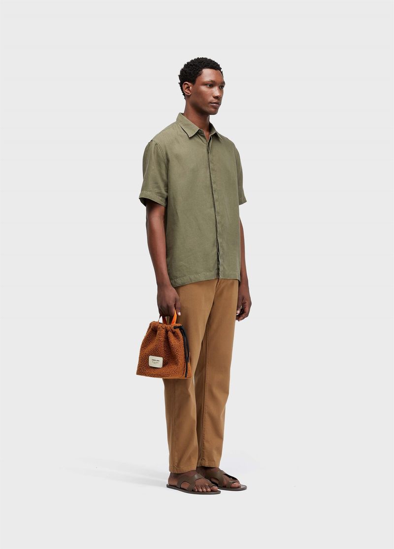 CAMISA LINEN BORDADO MC