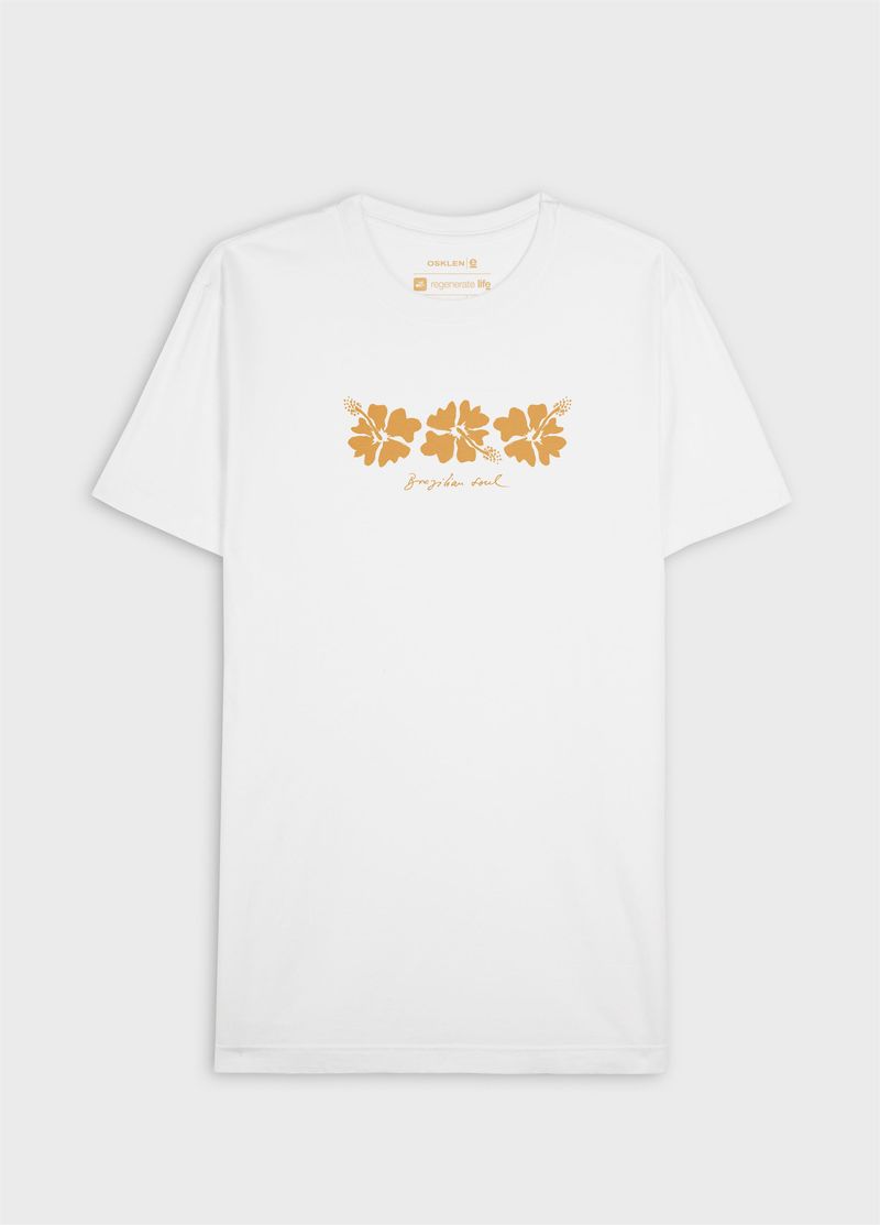 T SHIRT SLIM STONE HIBISCOS TRIO MC