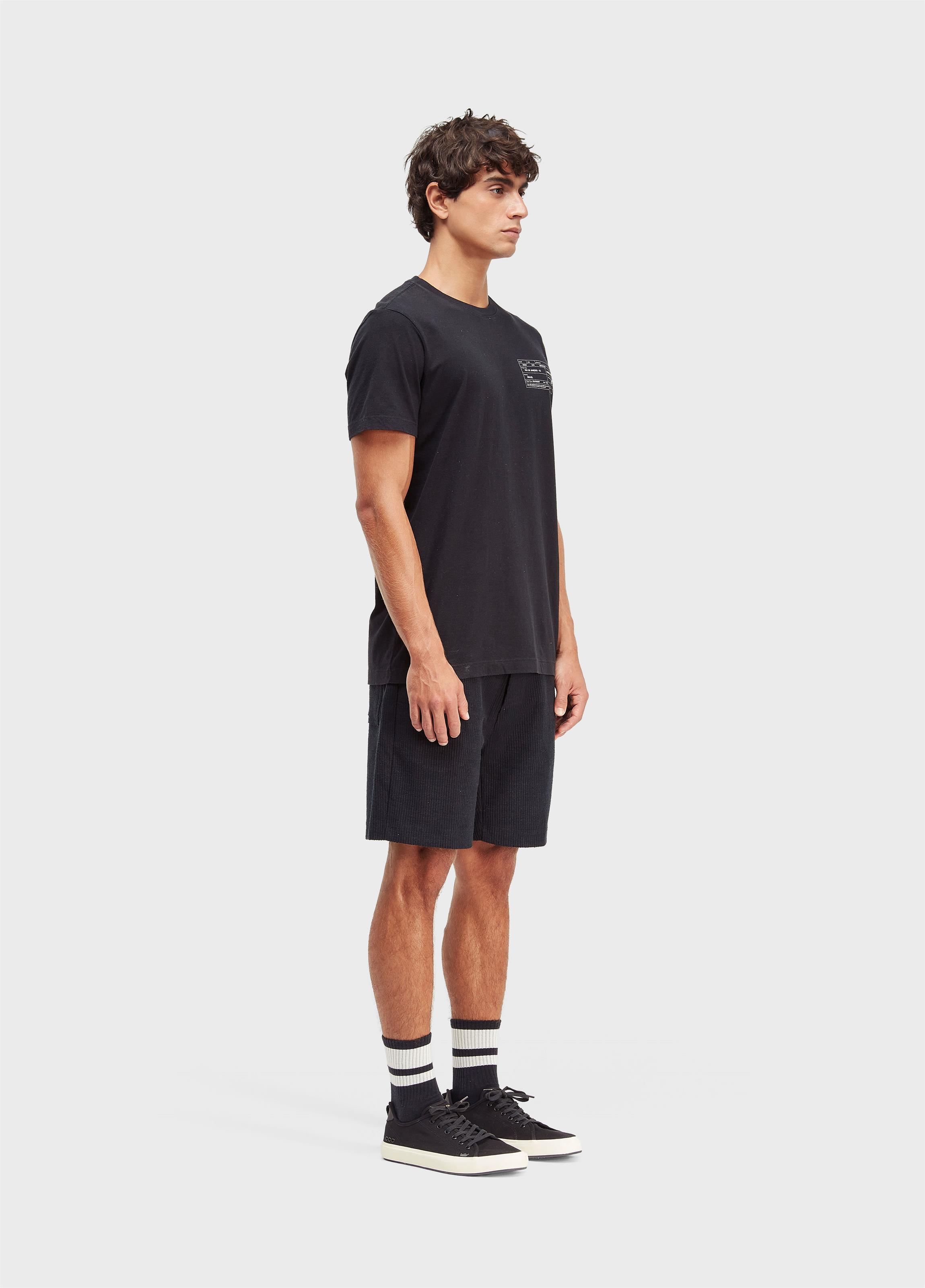 T-shirt slim vintage carimbo