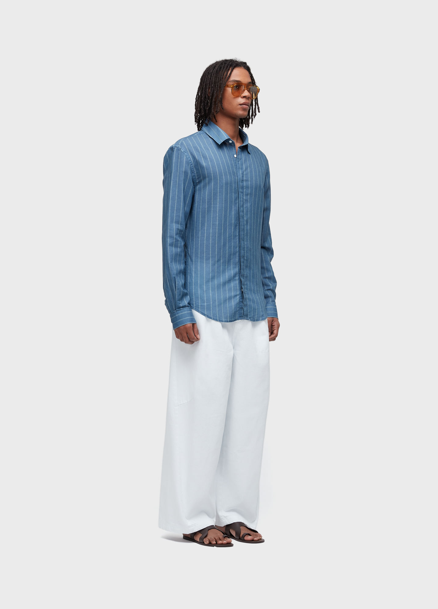 Camisa classic riva stripes ML