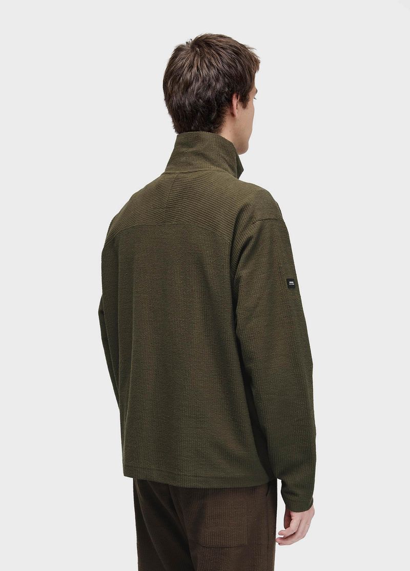 MOLETOM FULL ZIPER CANELADO TREKKING