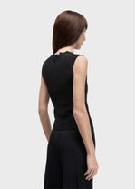 BLUSA SLEEVELESS LASTEX PLISSE