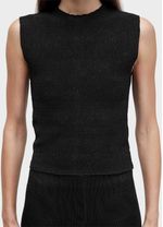 BLUSA SLEEVELESS LASTEX PLISSE