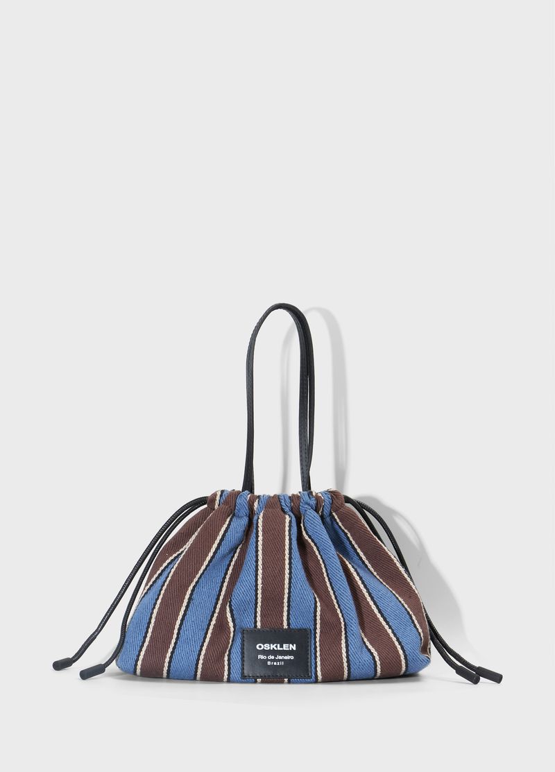 BOLSA SMALL LONA LISTRAS