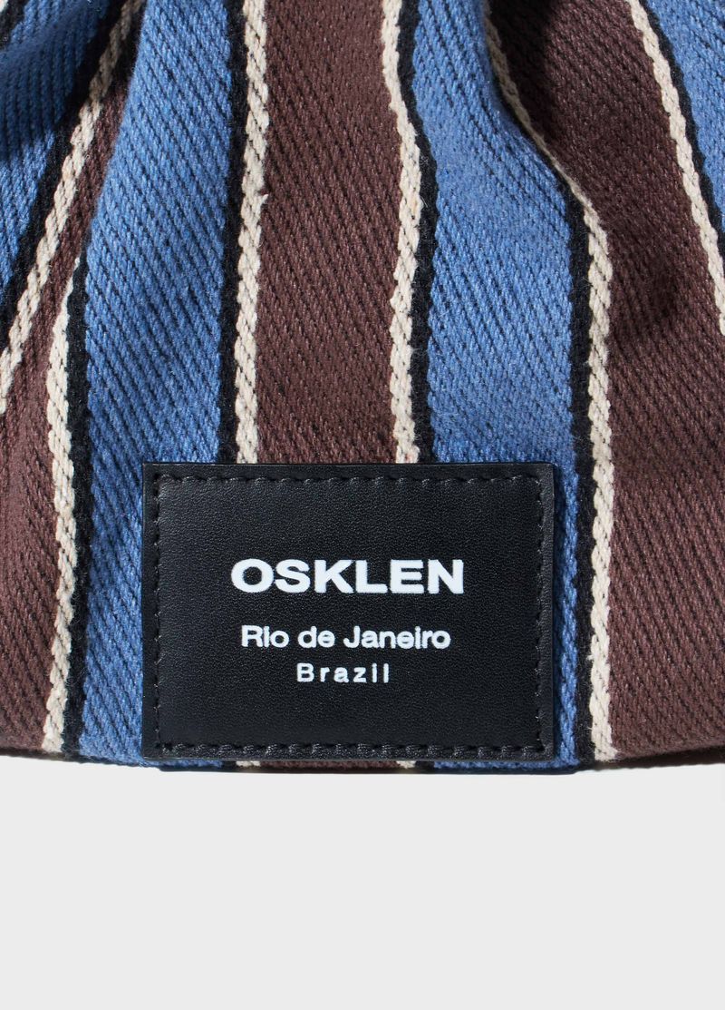 BOLSA SMALL LONA LISTRAS
