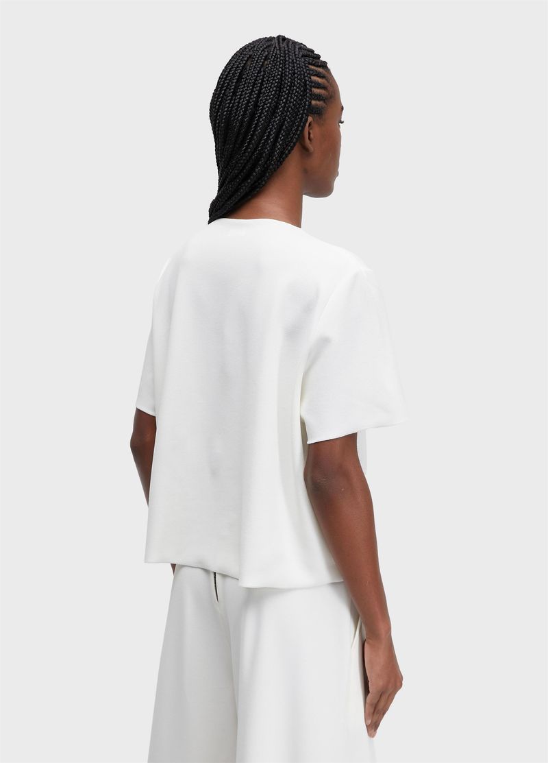 BLUSA FEM RECORTES TEXTURA