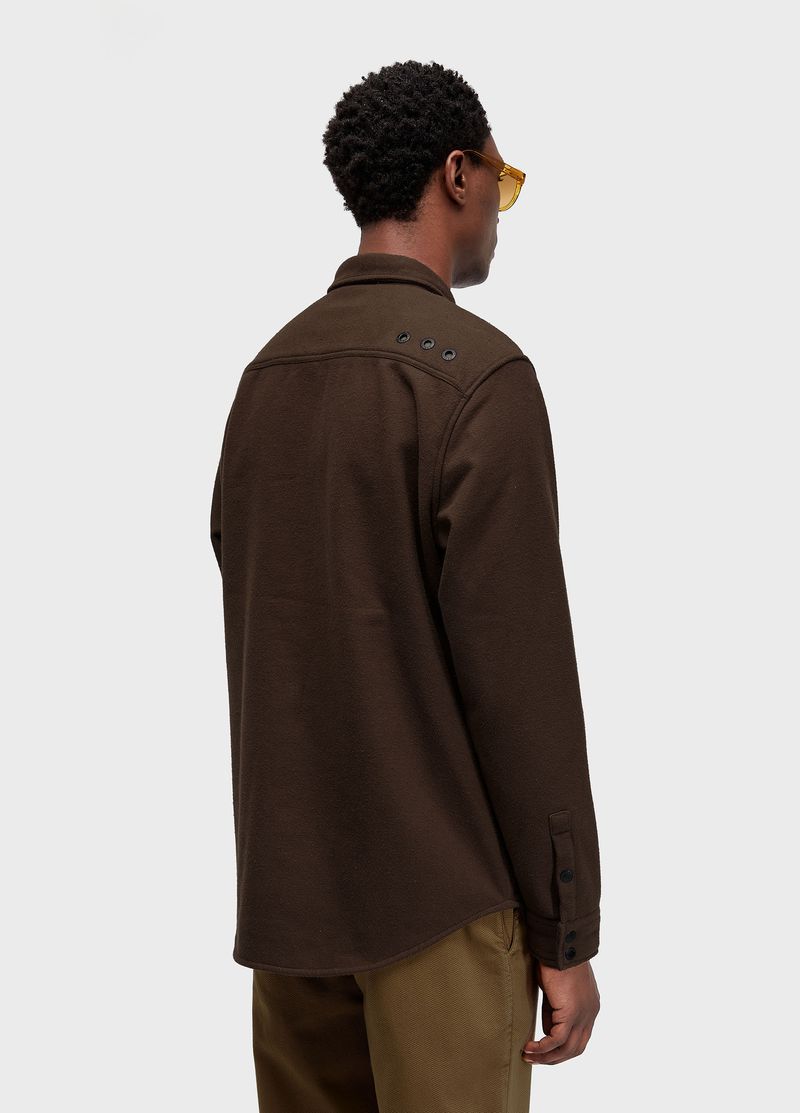 MENS MELANGE SHIRT JACKET
