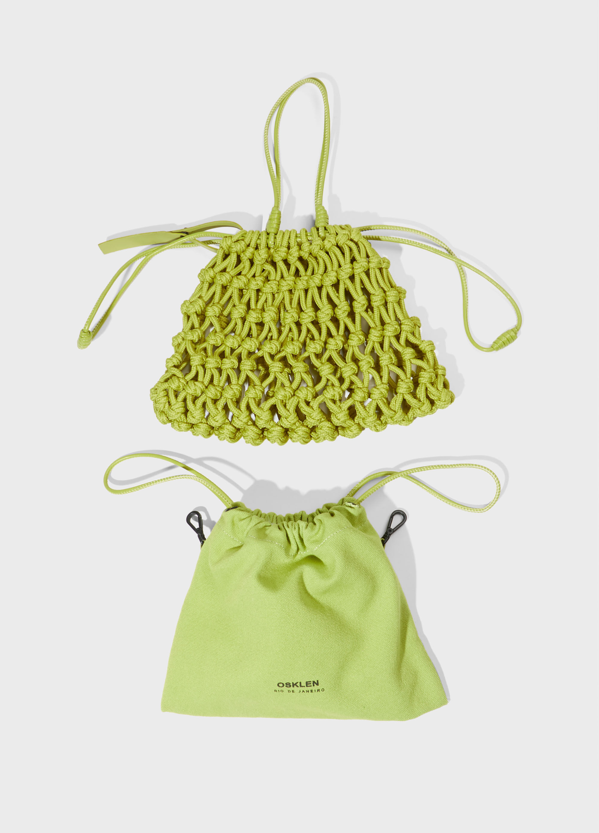 Bolsa color macrame