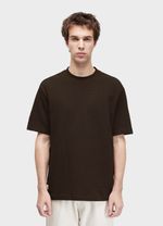 TSHIRT TOPSTITCH TEXTURE CONTRAST MC