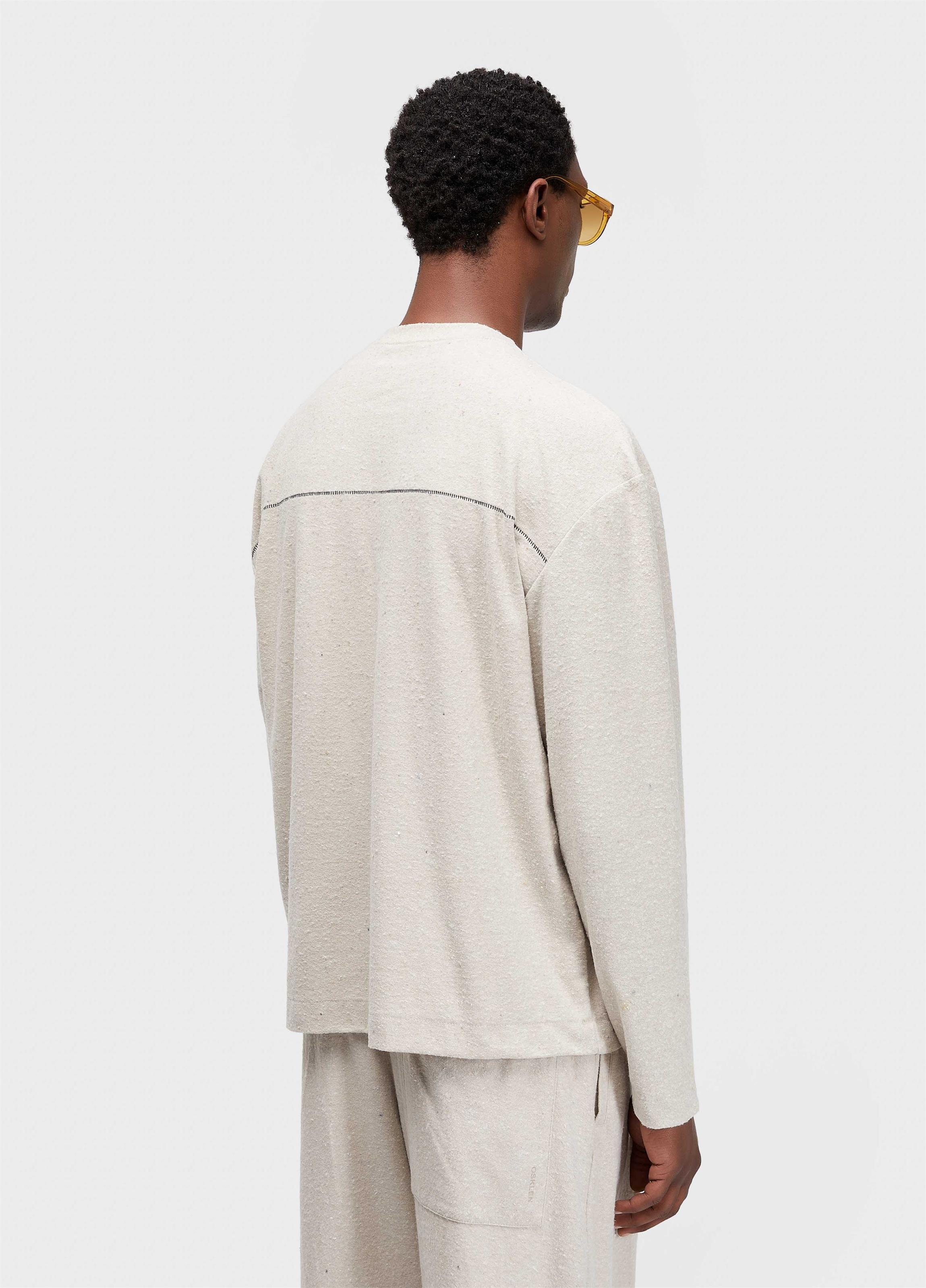 T-shirt over eco rustic yoke