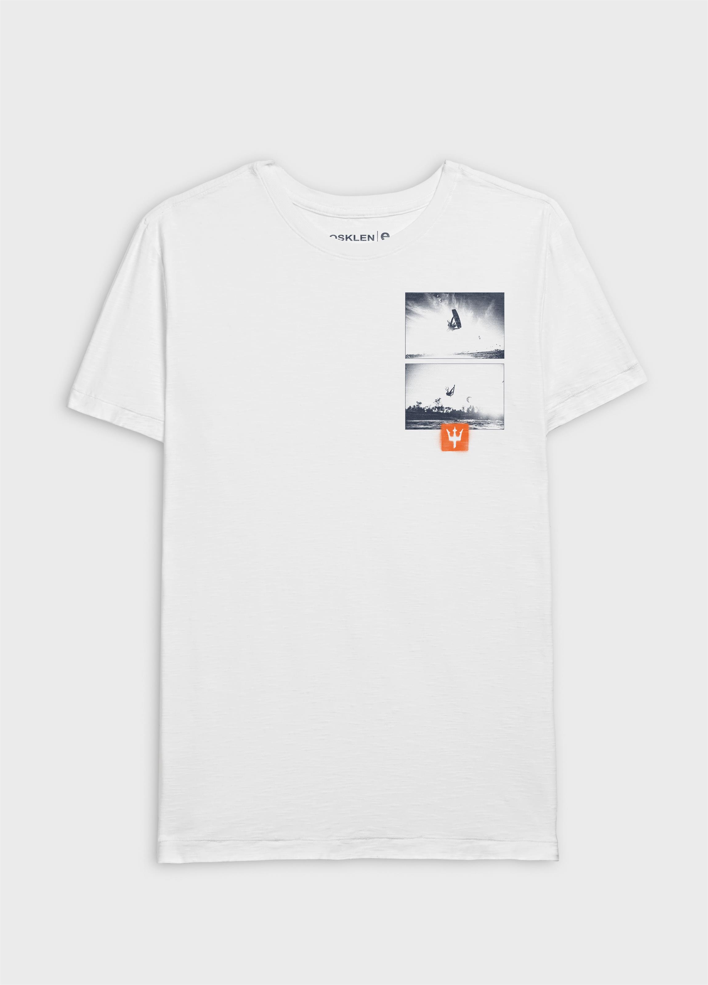 T-shirt slim rough kite shots MC