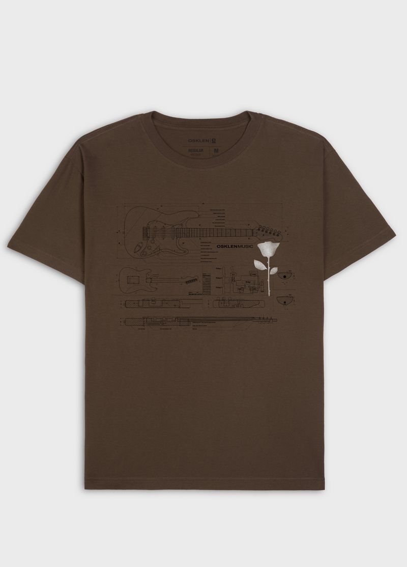 TSHIRT VINTAGE GUITAR DRAW