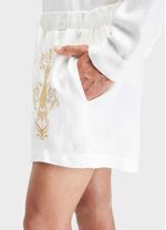 SHORT BORDADO ABACAXI