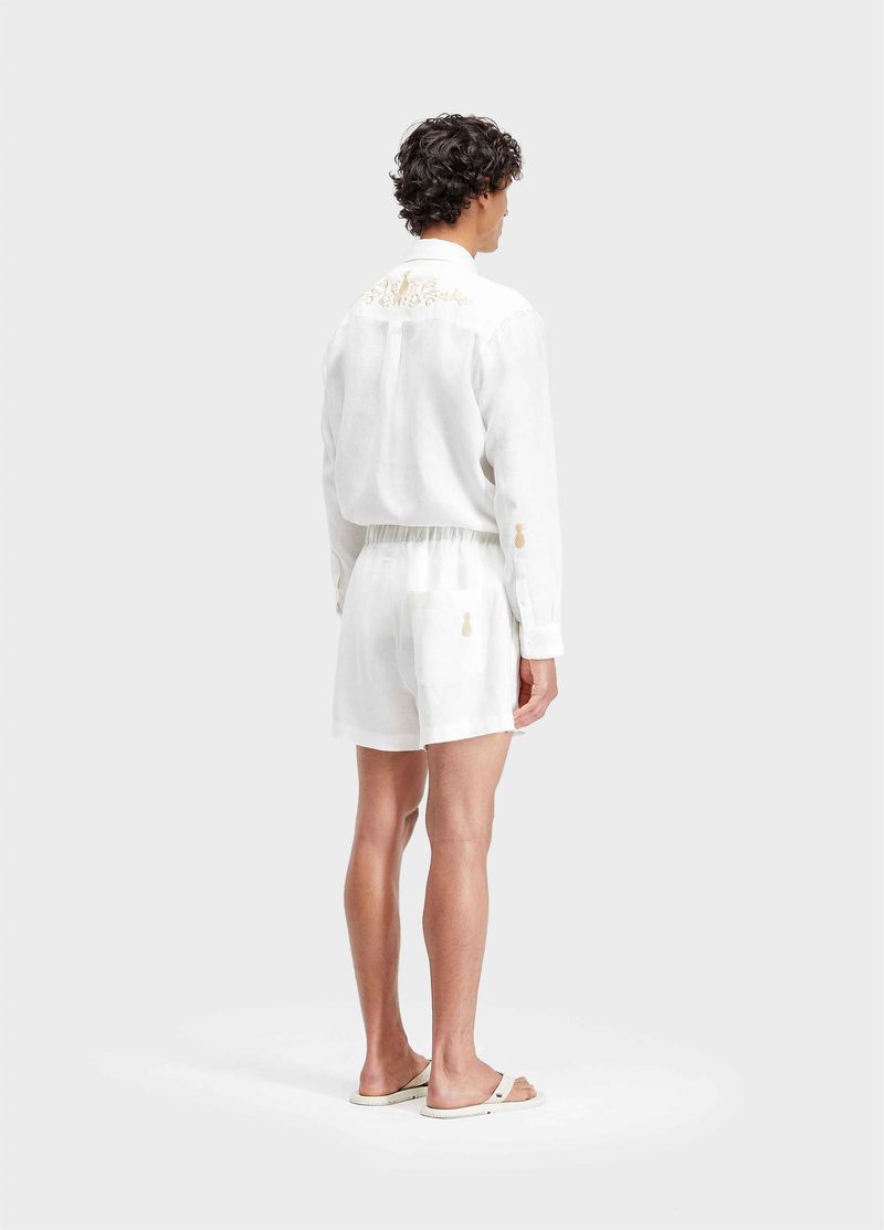 SHORT BORDADO ABACAXI
