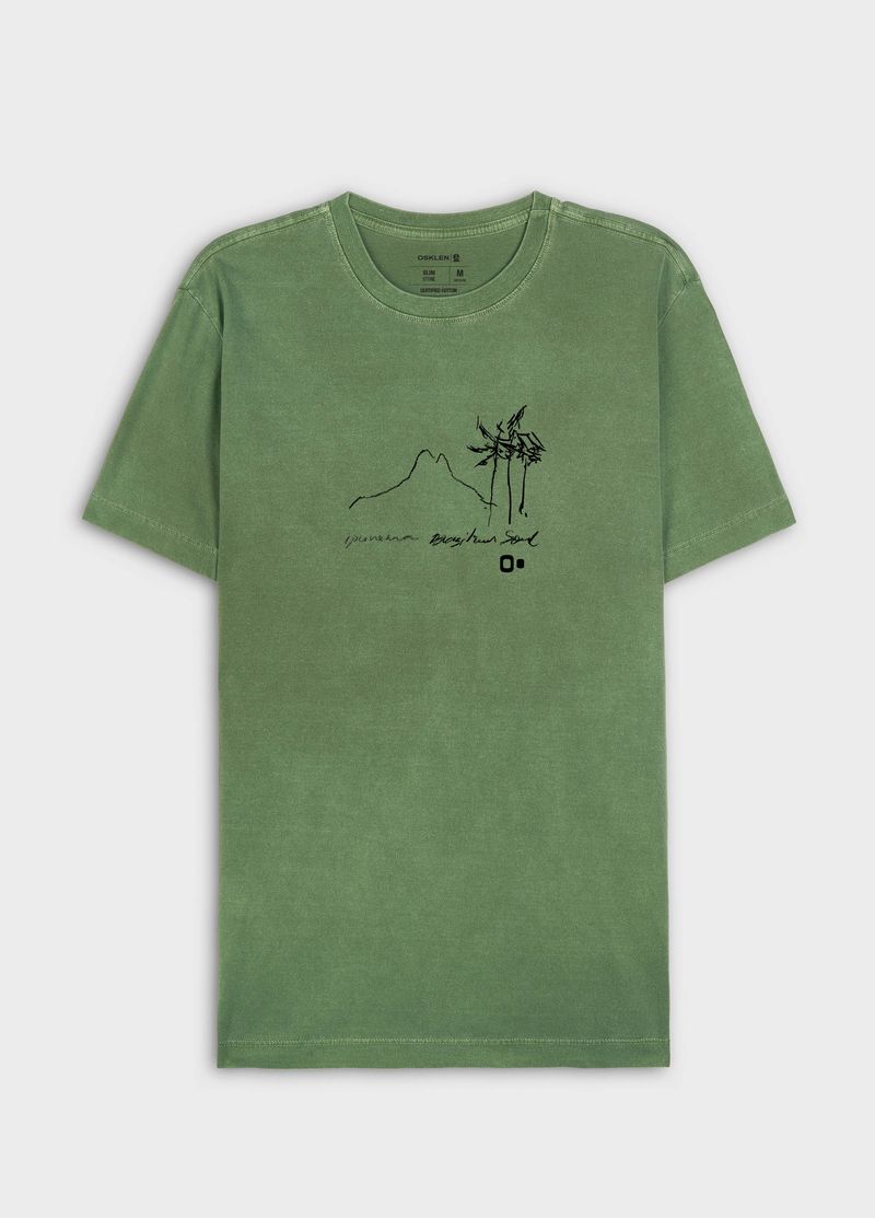 -SHIRT SLIM STONE MORRO COQUEIRO TRACO, FOTO 2