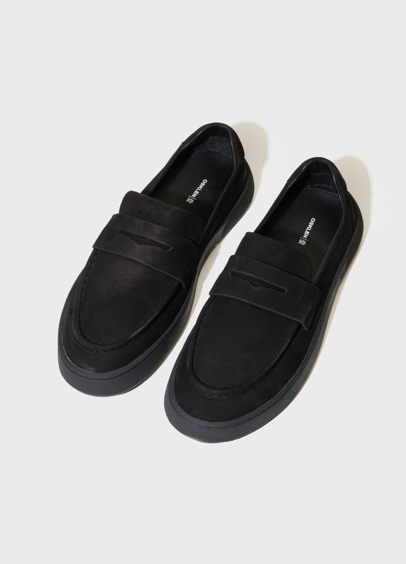 ENIS SOHO SLIP ON BLACK SOLE MASC, FOTO 3