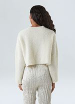 maxi blusa tricot gola